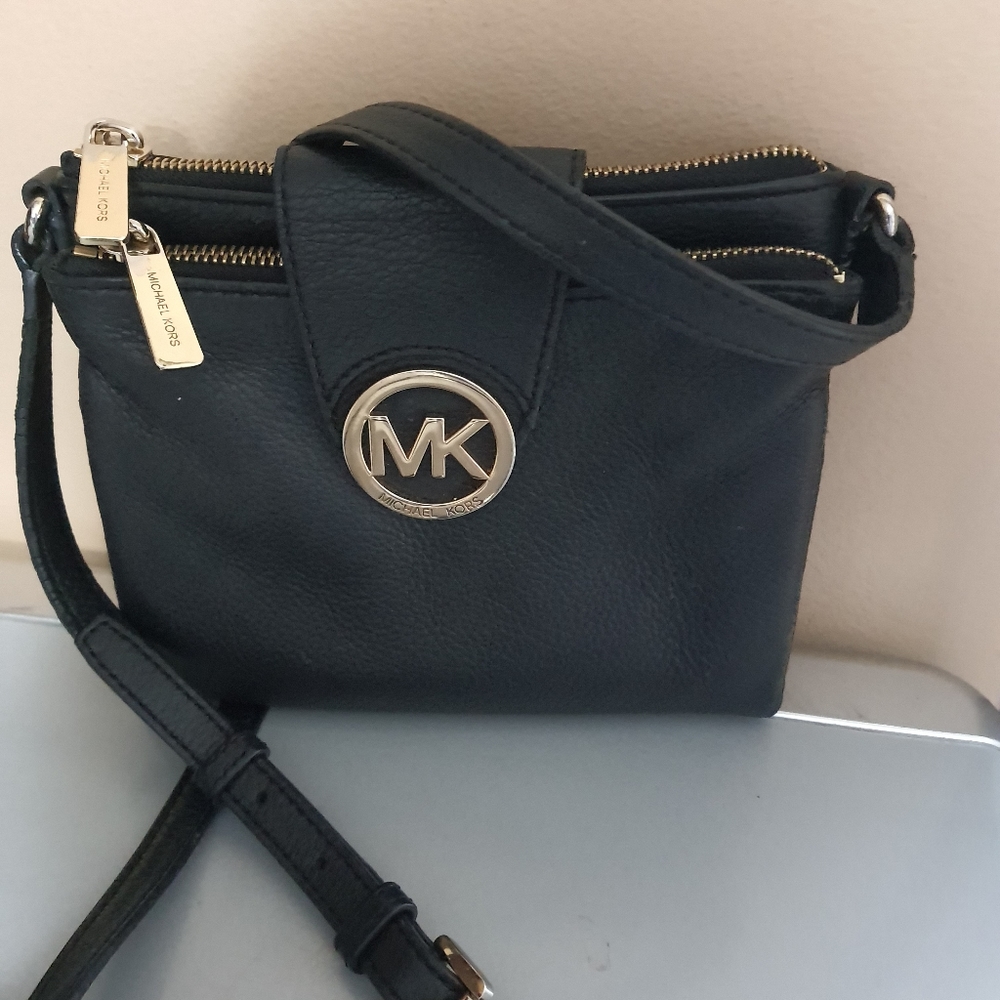 MK Leather Crossbody fulton bag